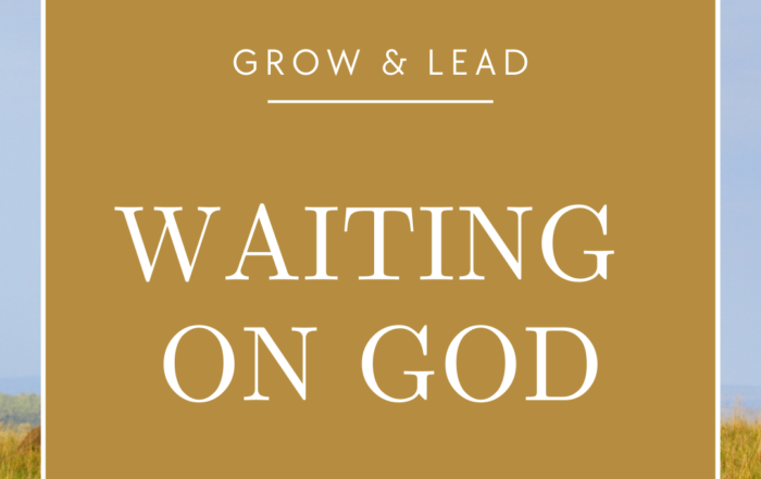 waiting on God blog post